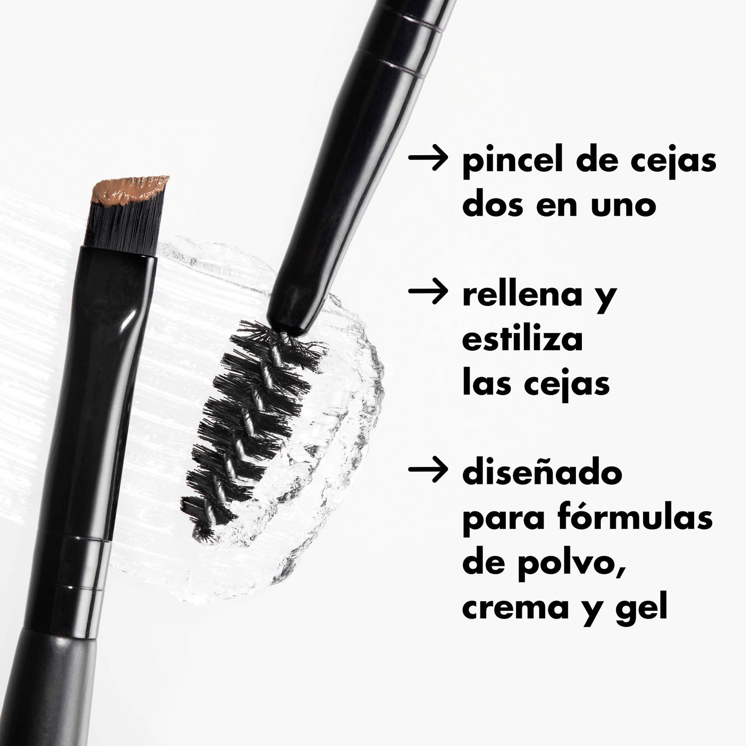 E.L.F. EYEBROW DUO BRUSH (CEPILLO DE CEJAS DE DOBLE PUNTA)